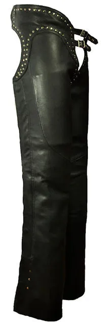 12750- Studded hip hugger women leather chap