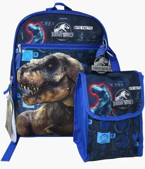 16" Jurassic World Backpack/ Lunch Bag Combo