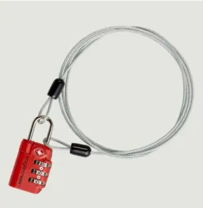 3-Dial TSA Lock & Cable