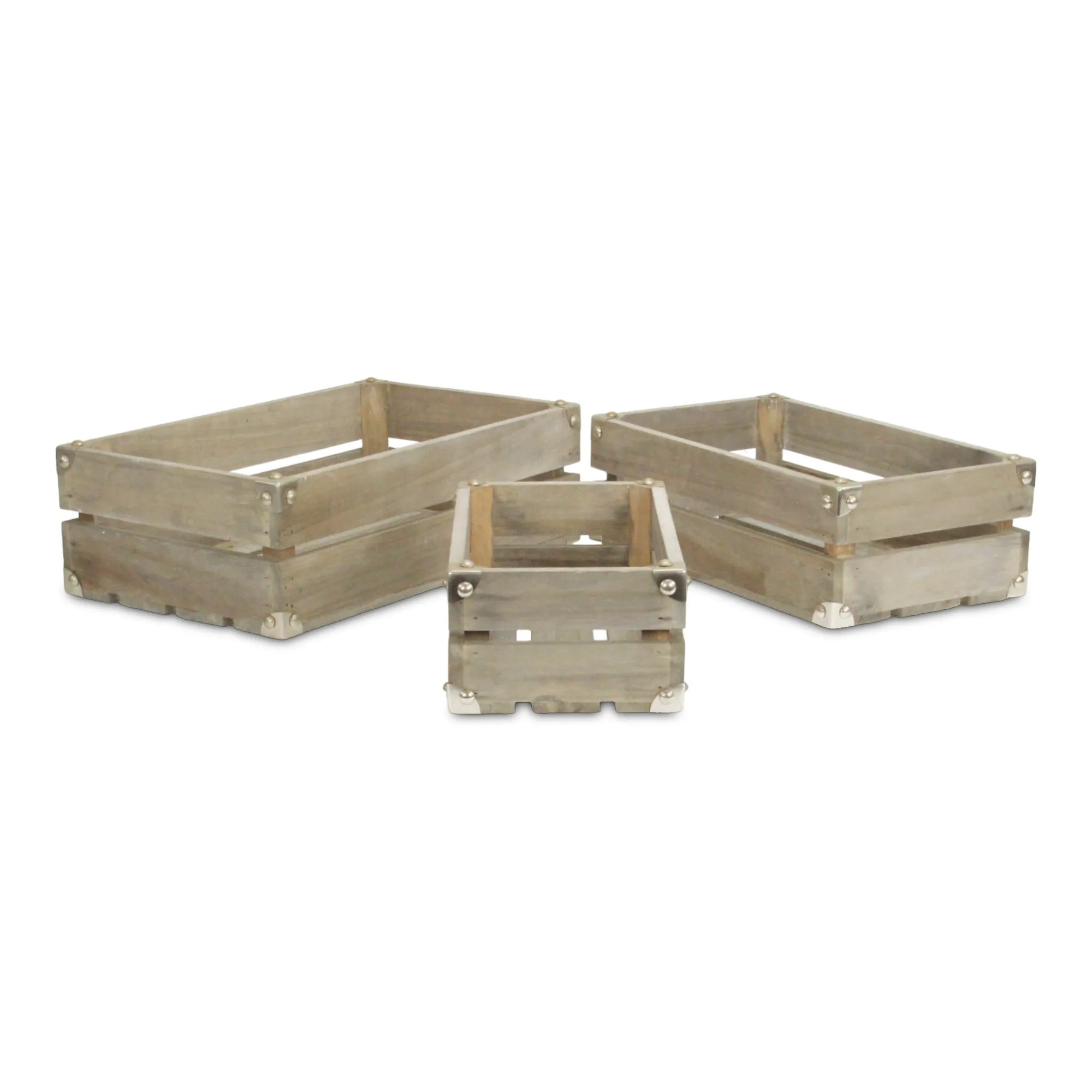 4832-3E - Rustic Farmstead Rectangular Crates