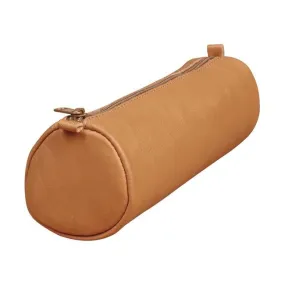 Age Bag Pencil Case Round Tan