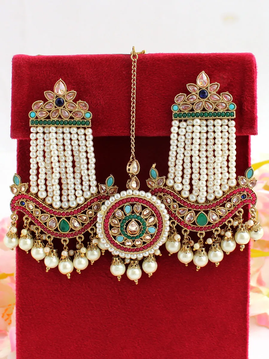 Amanaya Earrings & Tikka