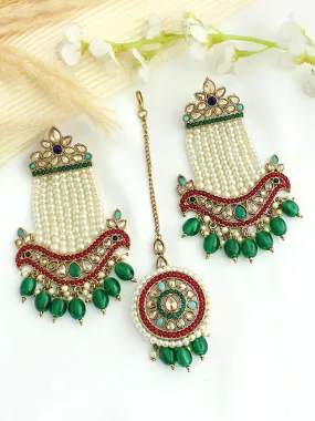 Amanaya Earrings & Tikka