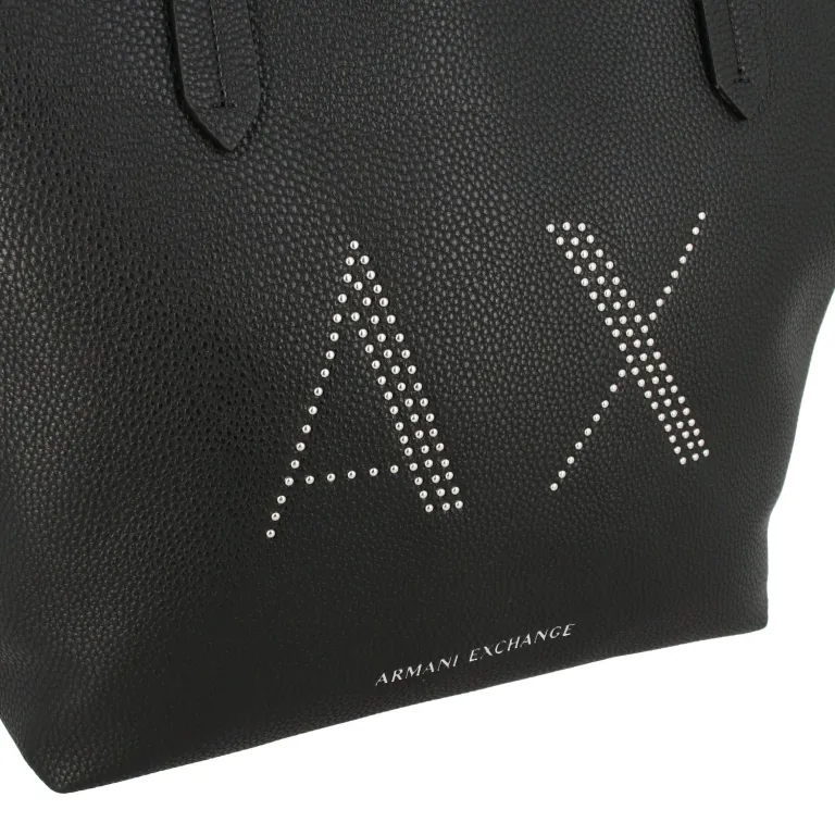 A.R.M.A.N.I  E.X.C.H.A.N.G.E Shopping/Tote Bag with Studded Logo