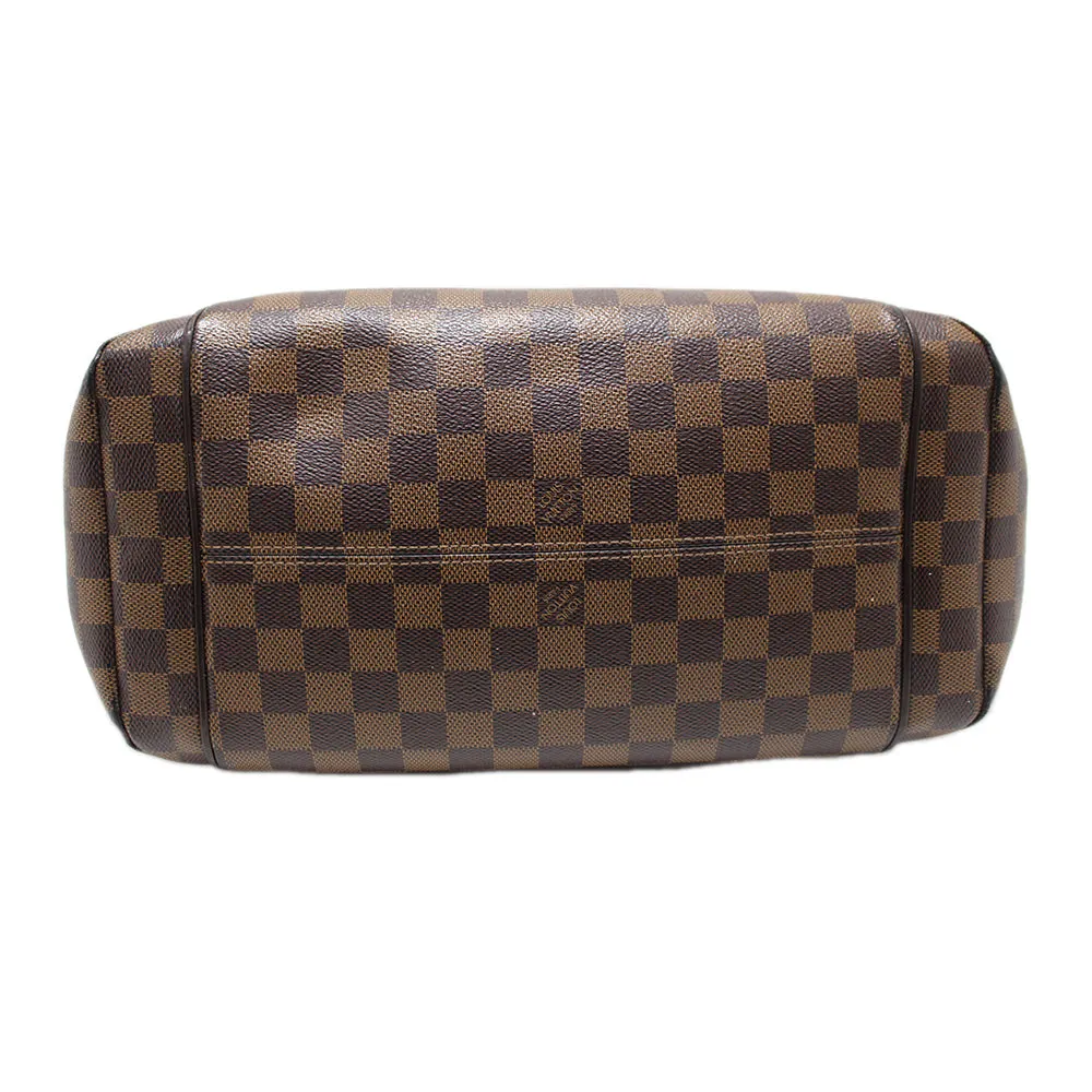 Authentic Louis Vuitton Damier Ebene Canvas Totally MM Shoulder Bag