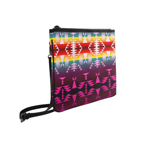 Between the Appalachian Mountains Slim Clutch Bag