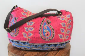 Bharati Boho Bag - Pink Paisley