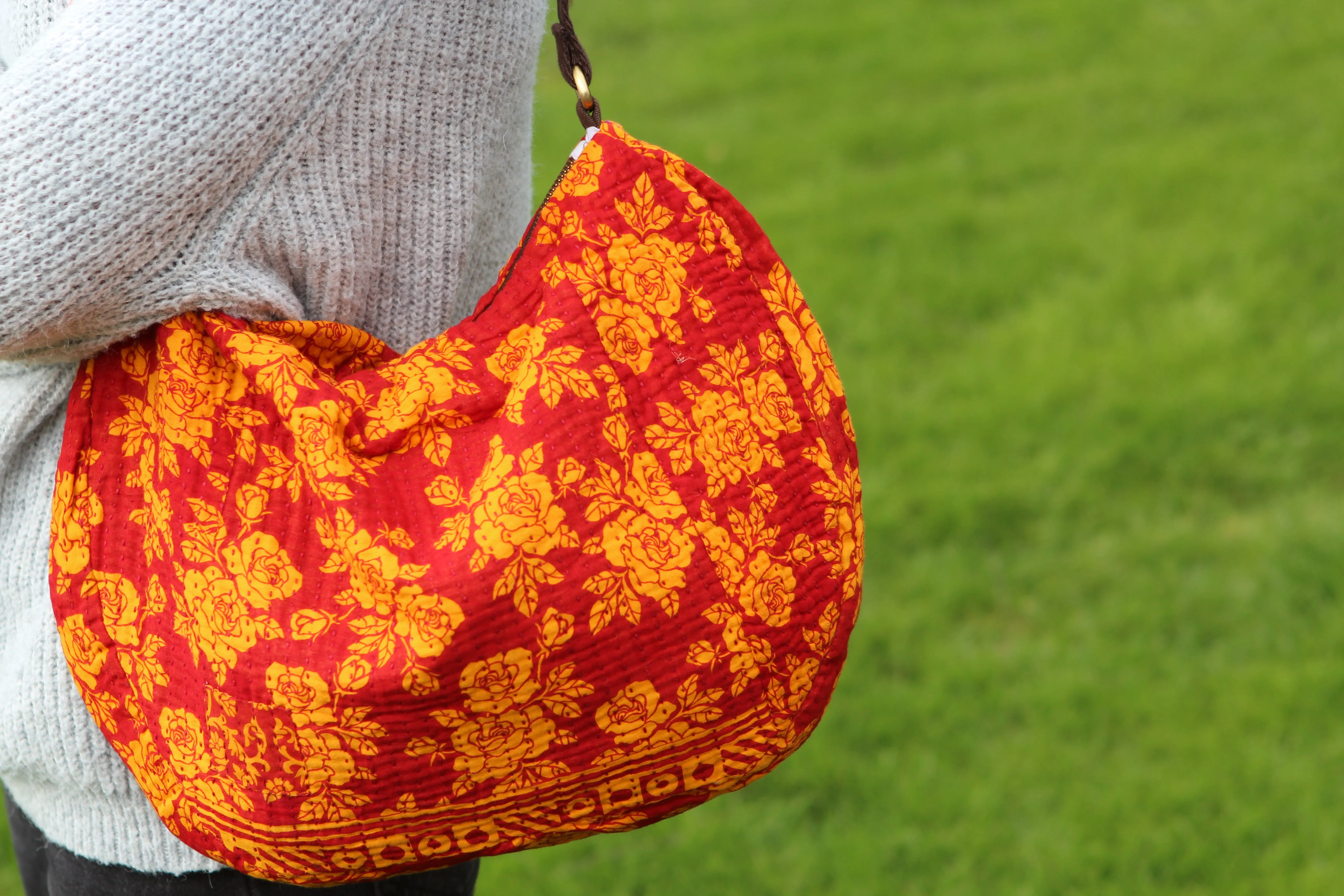 Bharati Boho Bag - Yellow Flowers