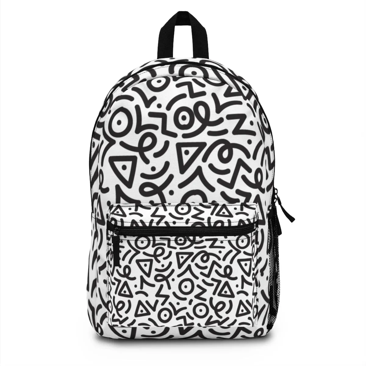 Black & White Abstract Backpack