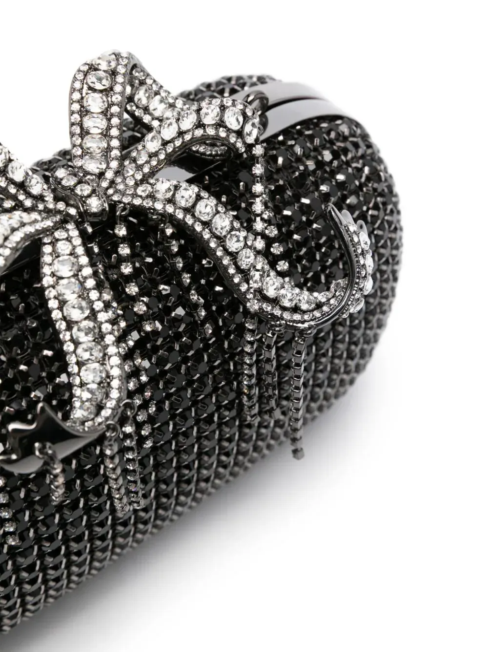 Black Chainmail Clutch Bag