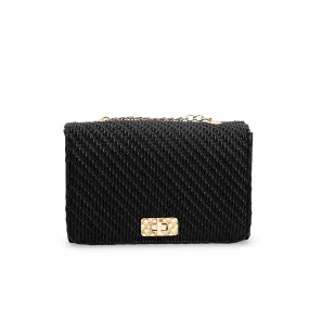 Black Formal Shoulder Bag P54541