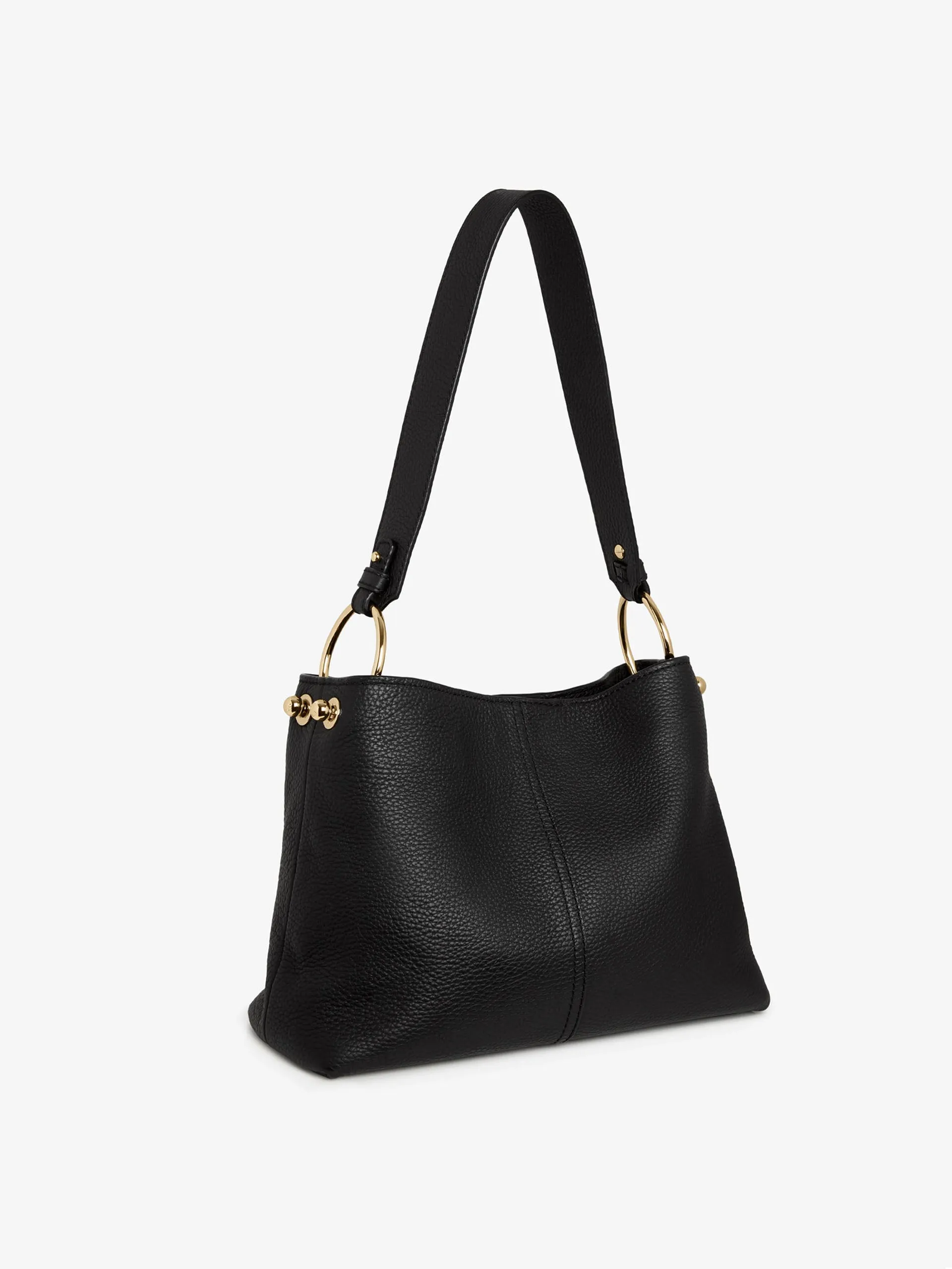 Black Lana hobo bag