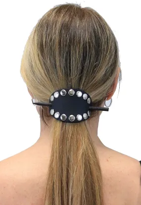 Black Studded Stick Barrette #AH101SK ()