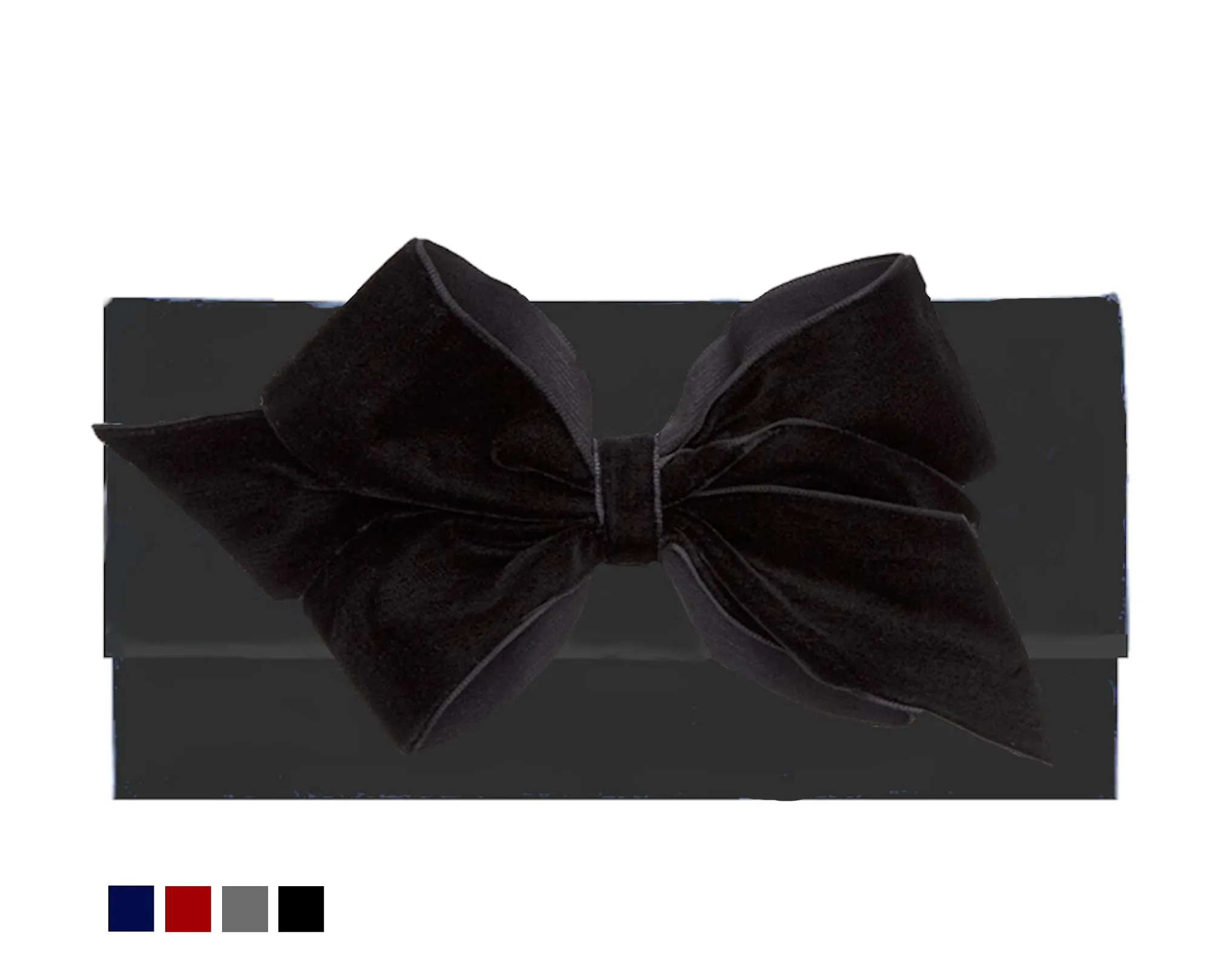 Black Velvet Bow, Interchangeable