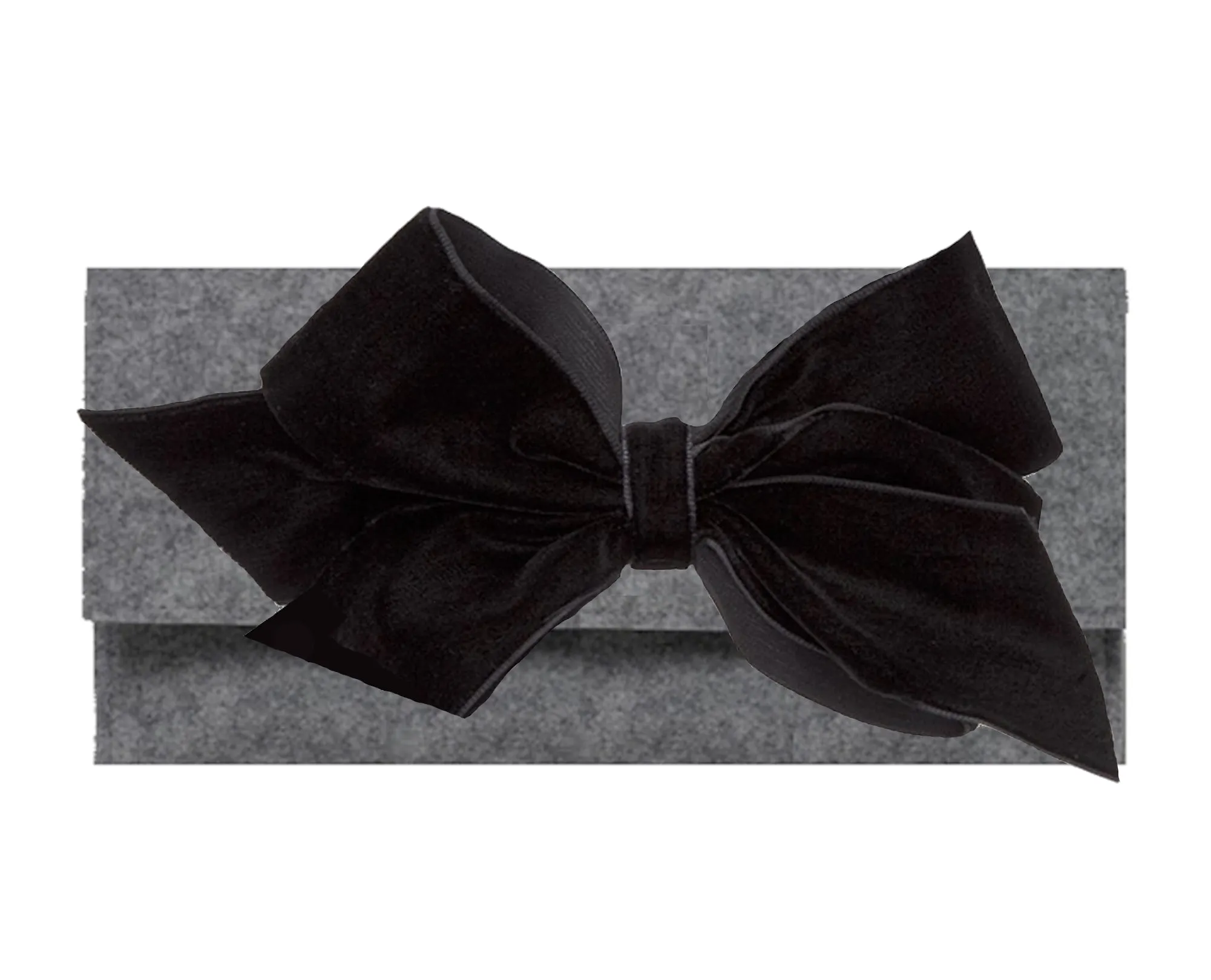 Black Velvet Bow, Interchangeable