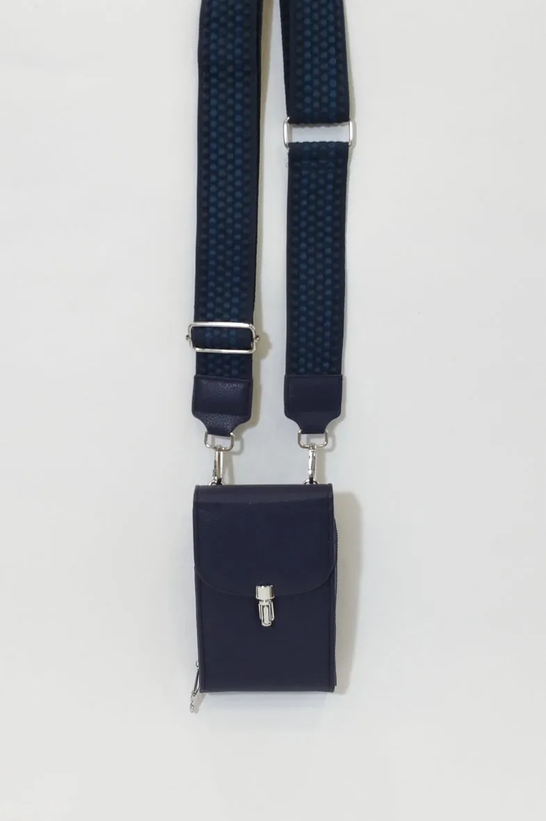 Blair Phone Bag in Navy