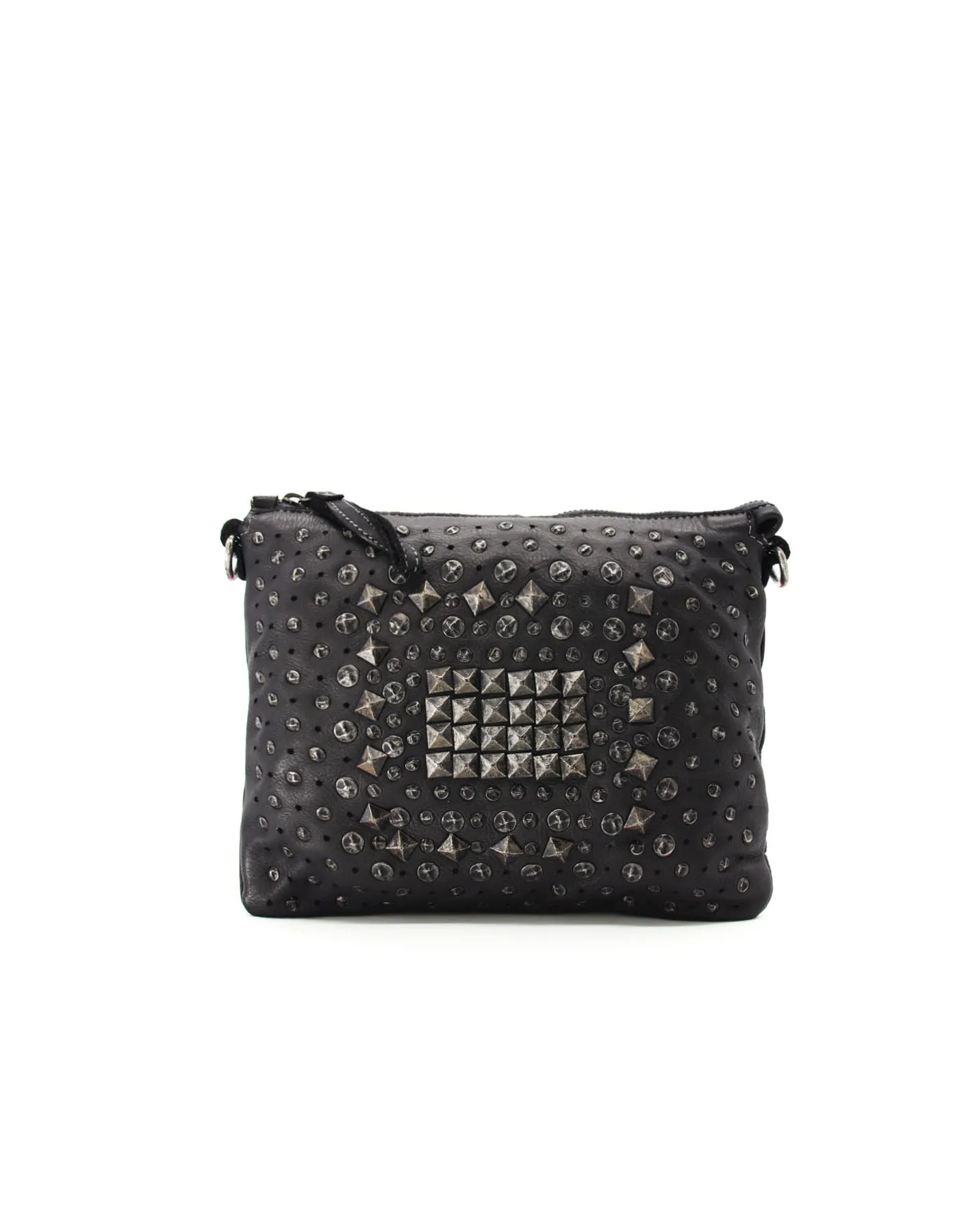 Boho chic studded leather vintage crossbody bag wholesale