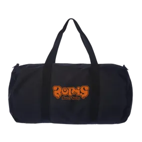 Boris "Heavy Rocks" Embroidered Black Duffel Bag