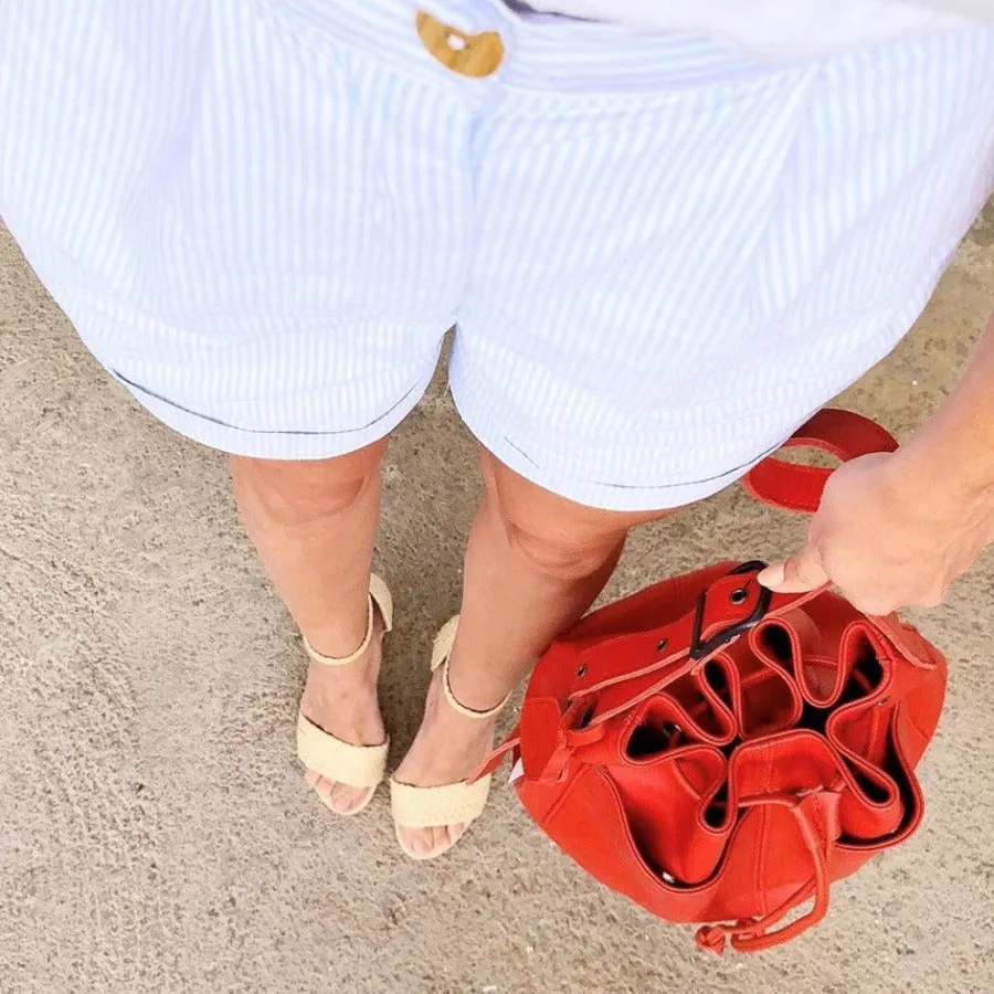 Bucket Handbag Leather