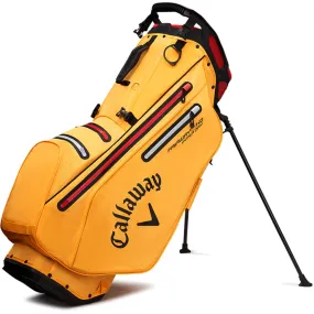 Callaway Fairway 14 Hyper Dry Waterproof Stand Bag - Gold/Fire Red