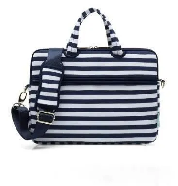 Canvas Laptop Shoulder Bag Messenger Bag for Women