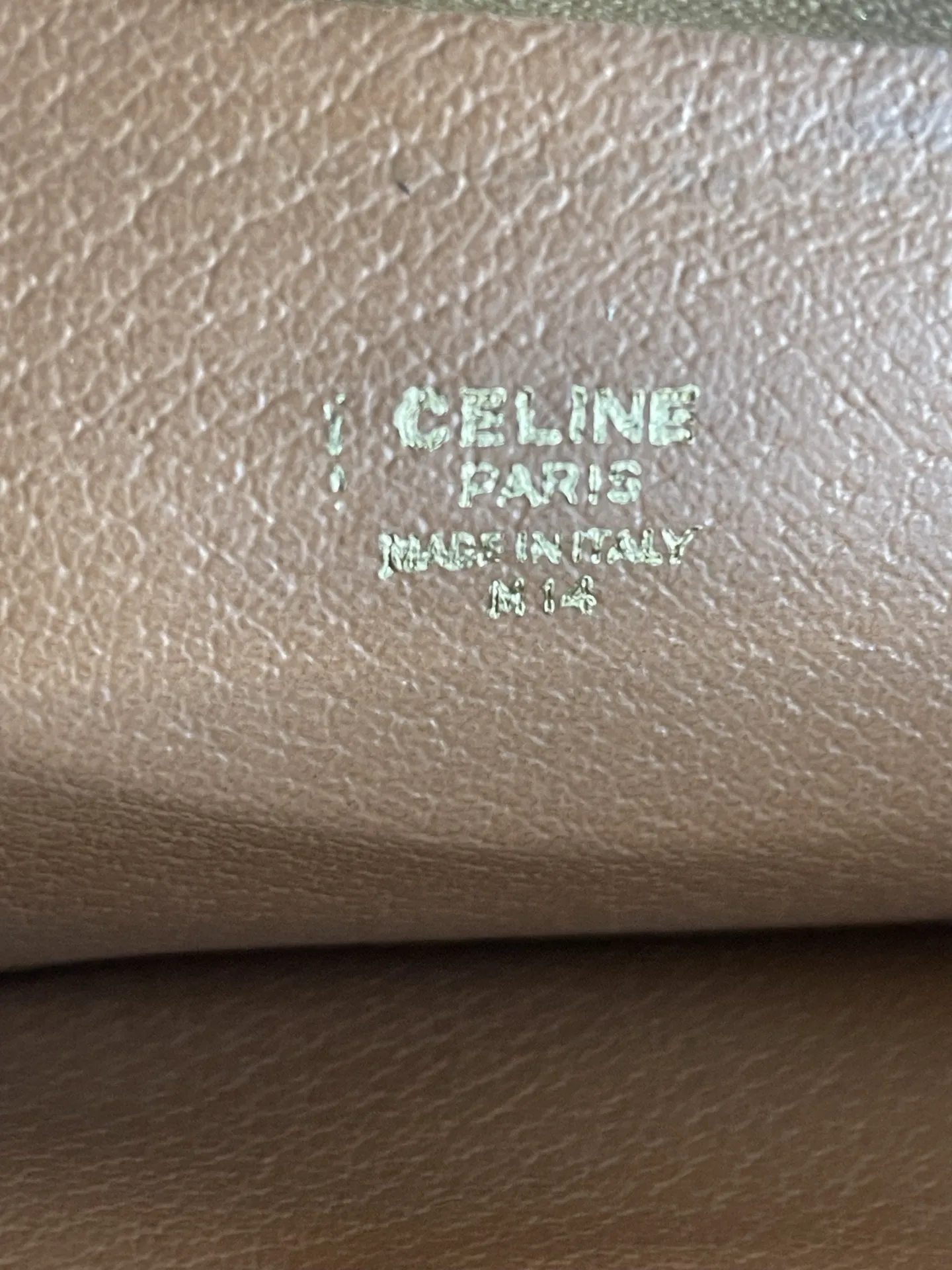 CELINE  triomphe vintage clutch bag