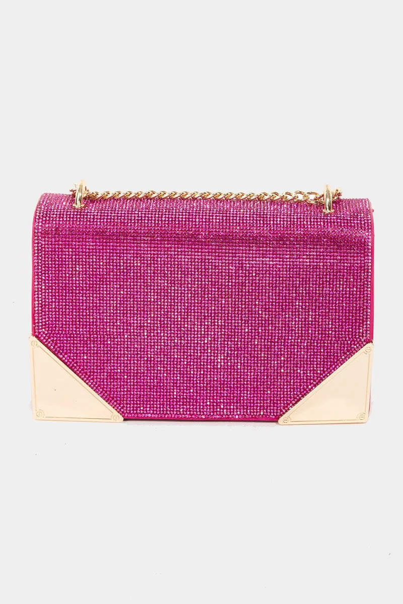 Center Stage Shimmer Crossbody Purse