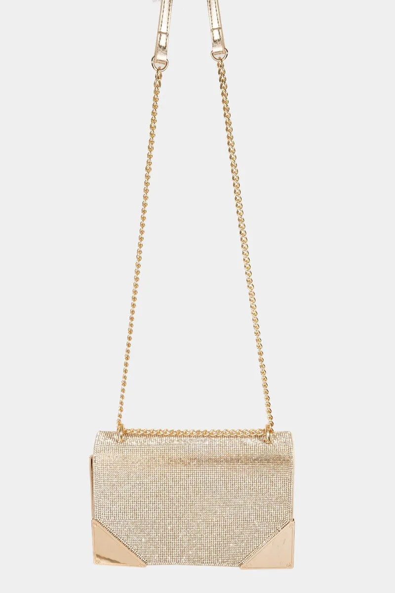 Center Stage Shimmer Crossbody Purse