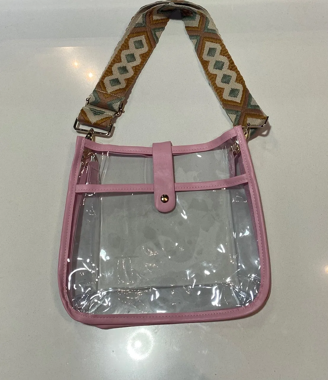 Clear Shoulder Purse- Assorted Styles