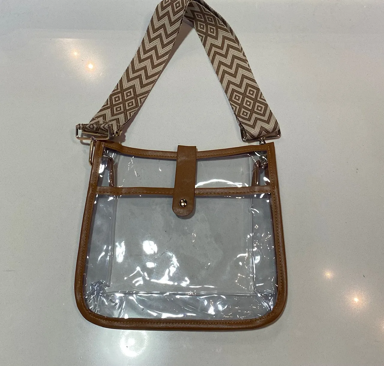 Clear Shoulder Purse- Assorted Styles