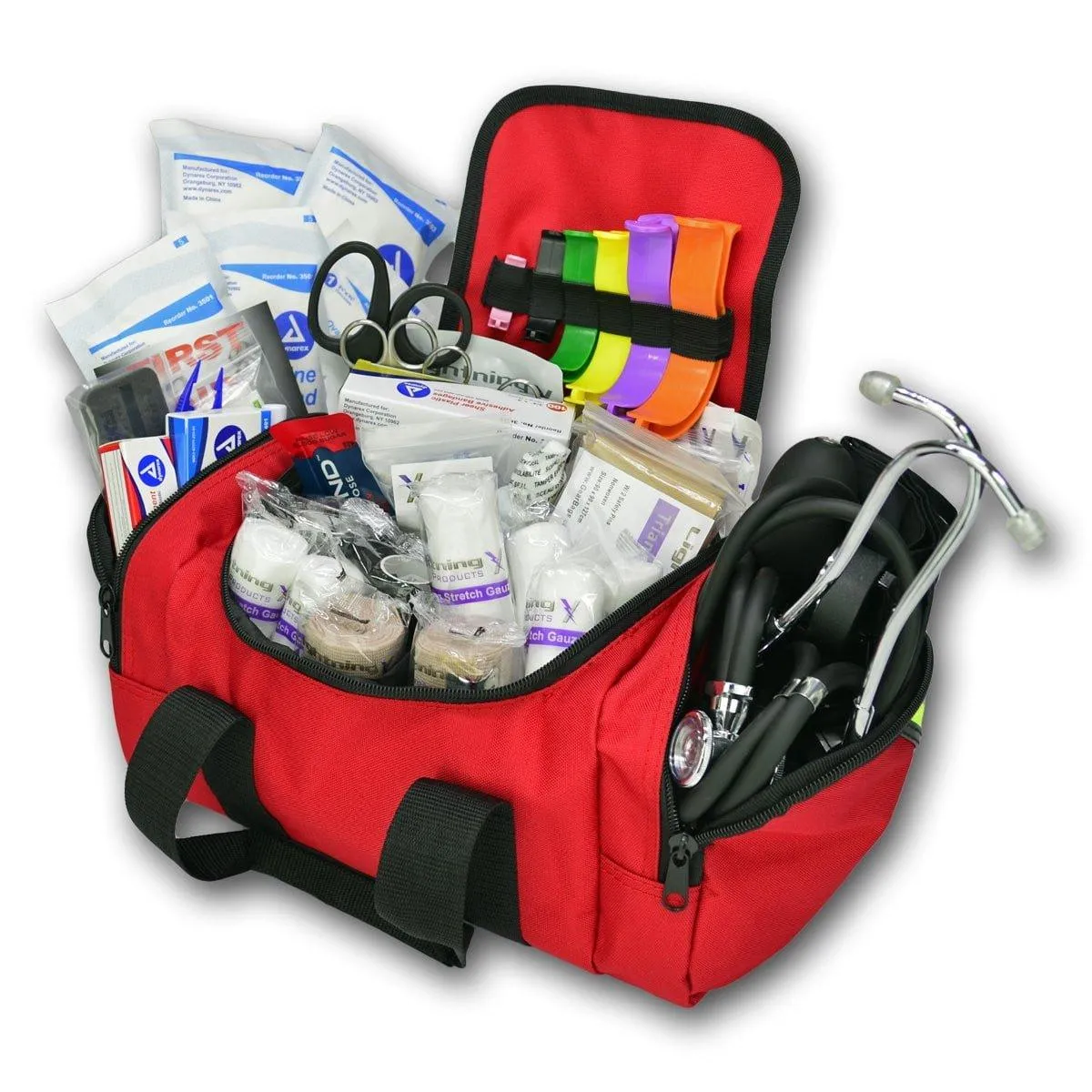 Compact First Responder Stocked Trauma Bag w/Fill Kit B