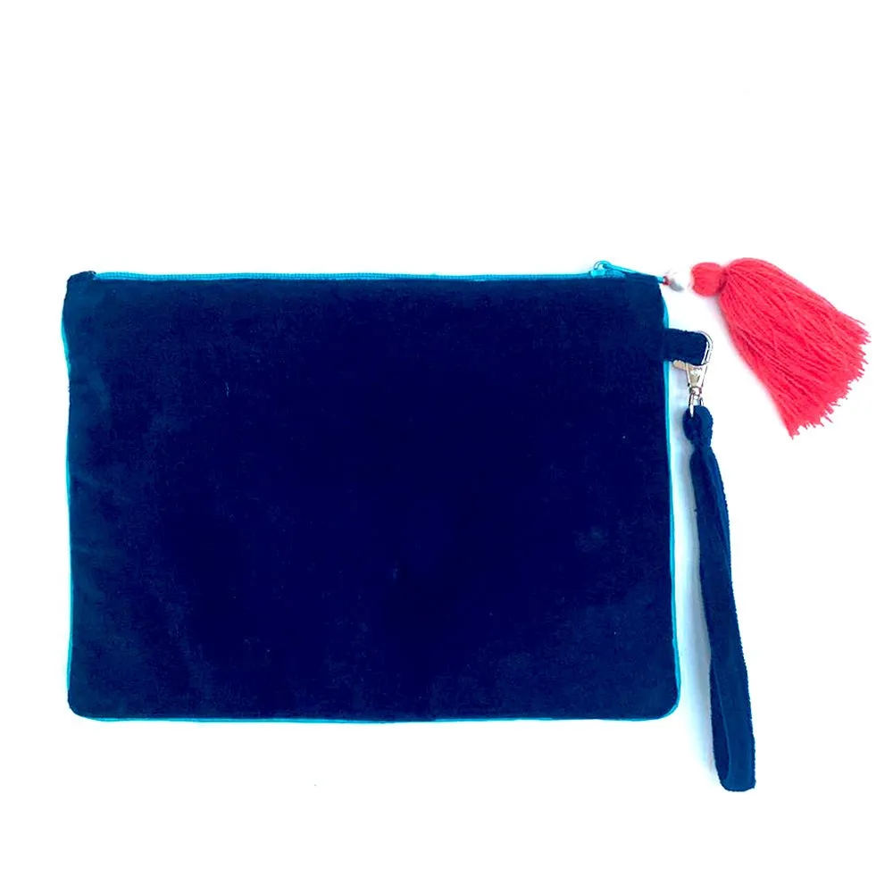 Coral Lobster Clutch Bag