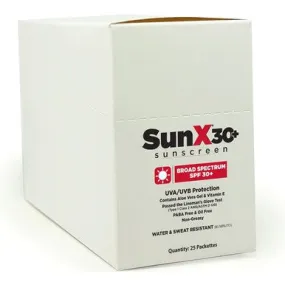 Coretex SunX SPF30 Sunscreen Pouches 200/Case 71430