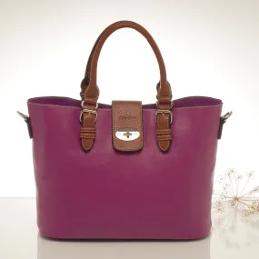 Cosmopolitan Tote/Clutch - Prune