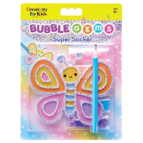 Creativity for Kids Bubble Gems Super Sticker Butterfly