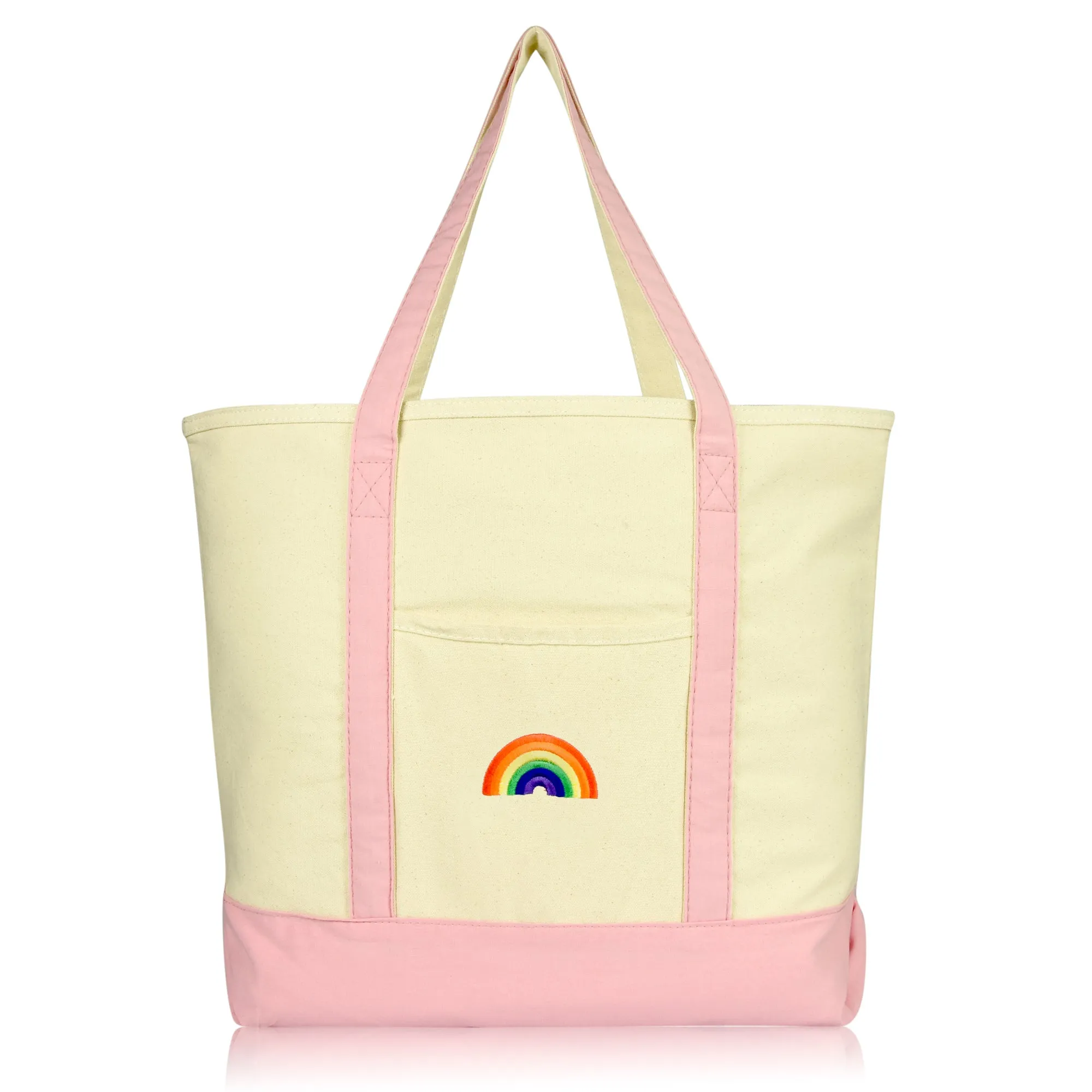 Dalix Rainbow Tote Bag