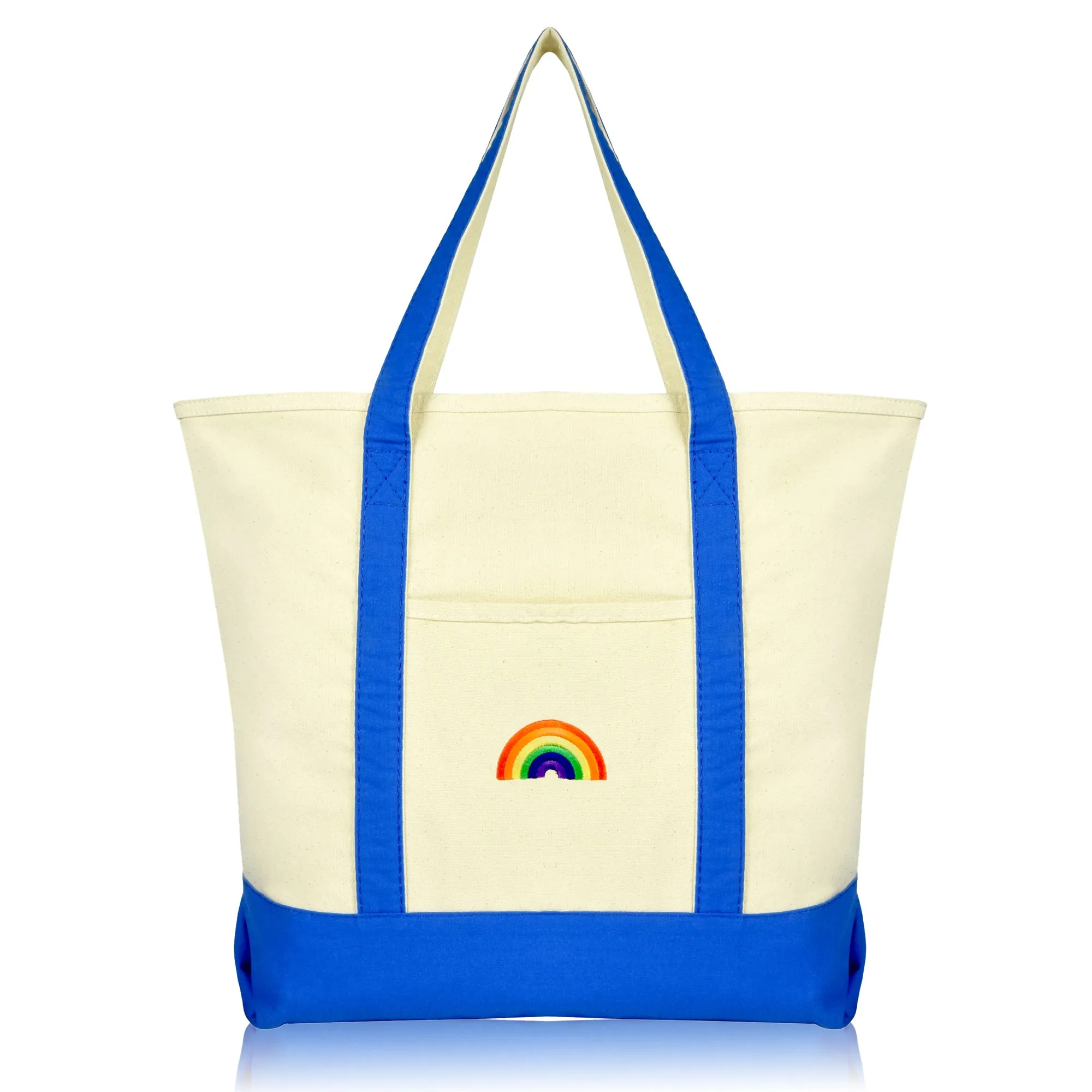 Dalix Rainbow Tote Bag