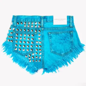 Dangers Skyy Studded Vintage Shorts