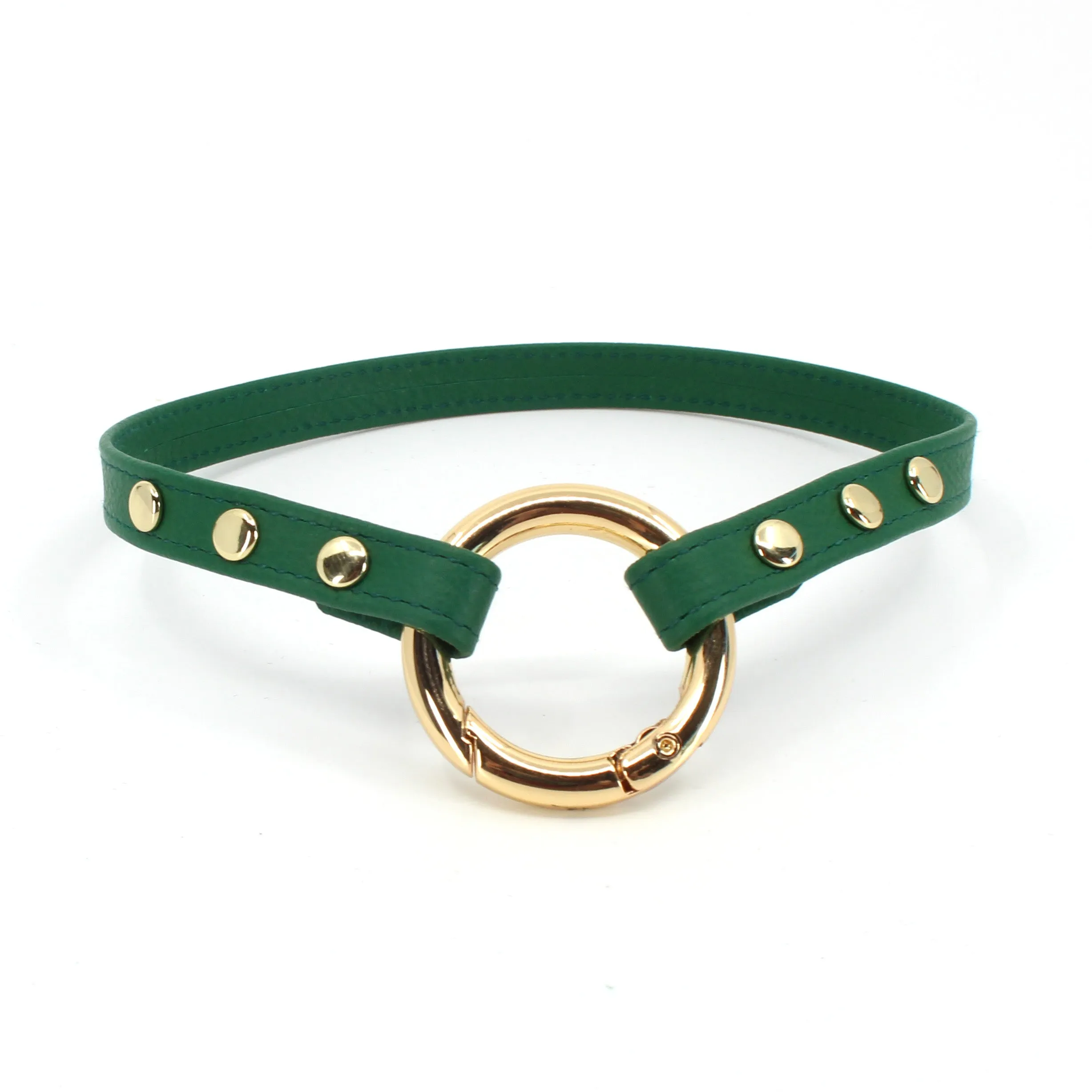 Design Your Own Studded Sleek Ring of O Collar