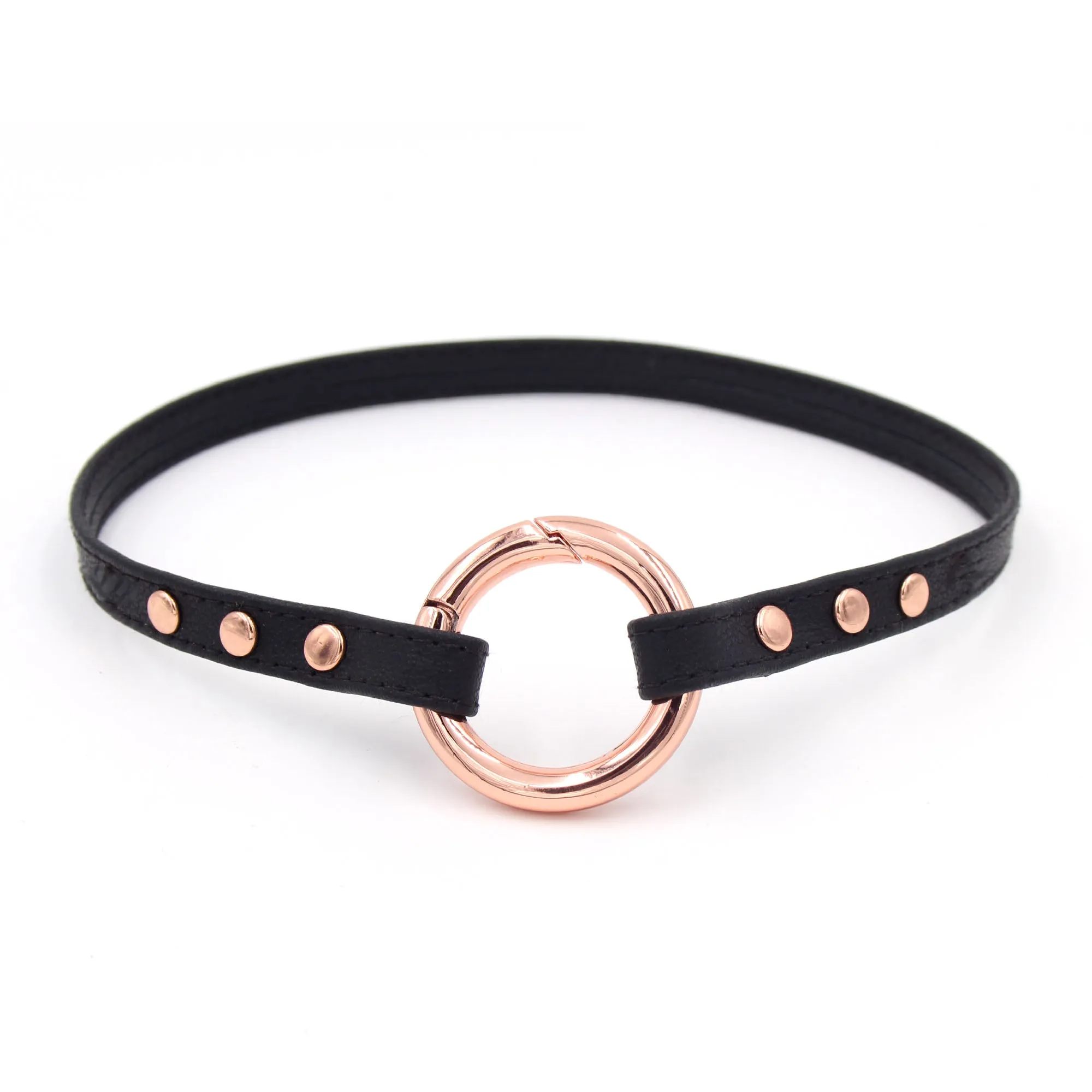 Design Your Own Studded Sleek Ring of O Collar