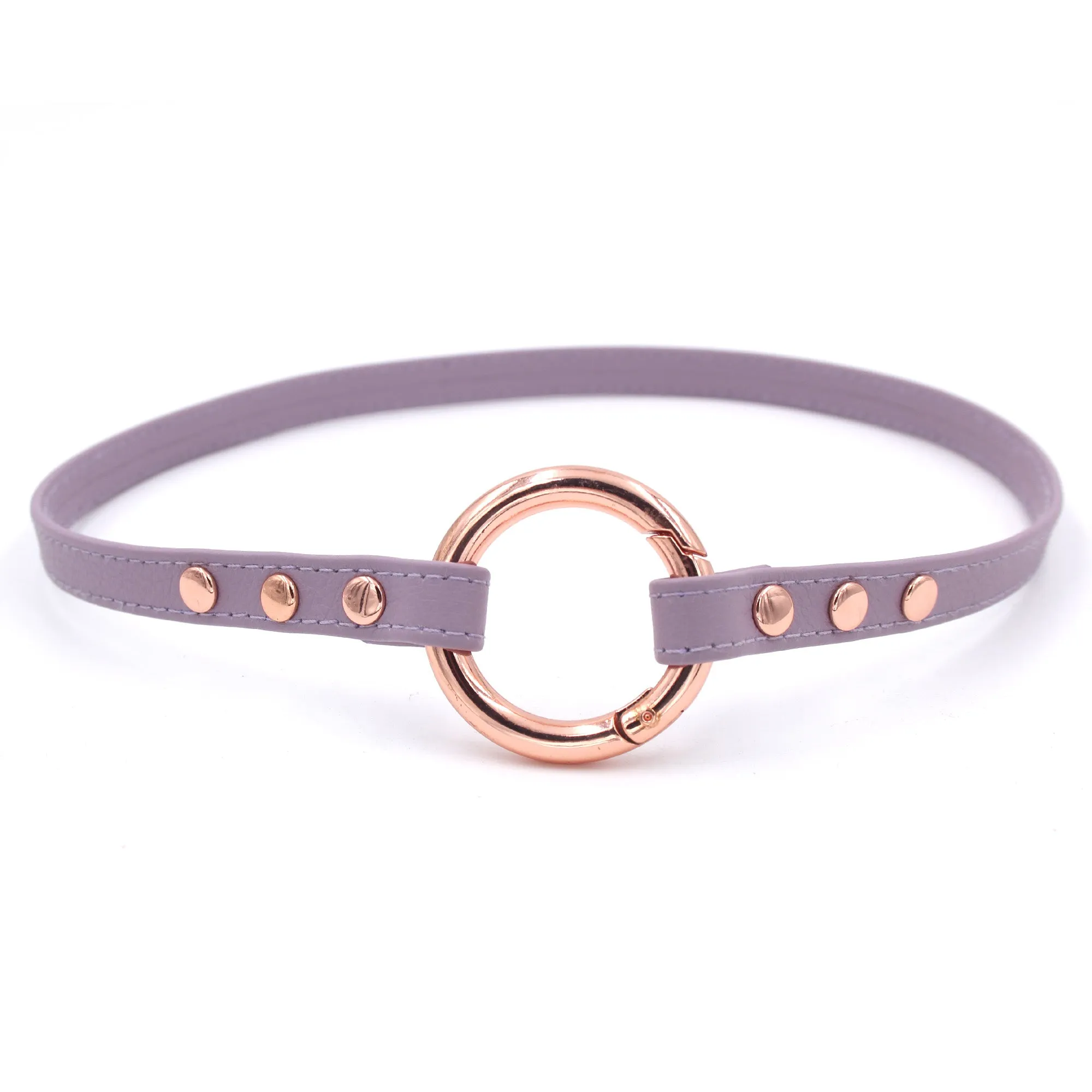 Design Your Own Studded Sleek Ring of O Collar