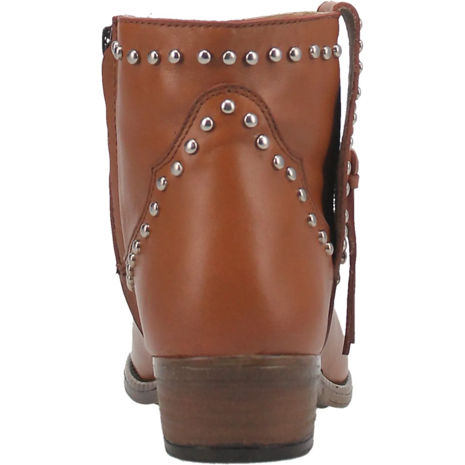 DESTRY LEATHER STUDDED BOOTIE