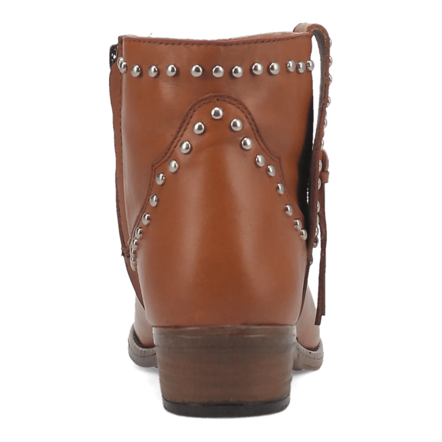 DESTRY LEATHER STUDDED BOOTIE