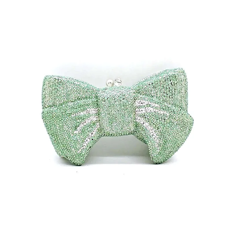 Diamonds Luxury Bow Knot Crystal Purses Specialty Item