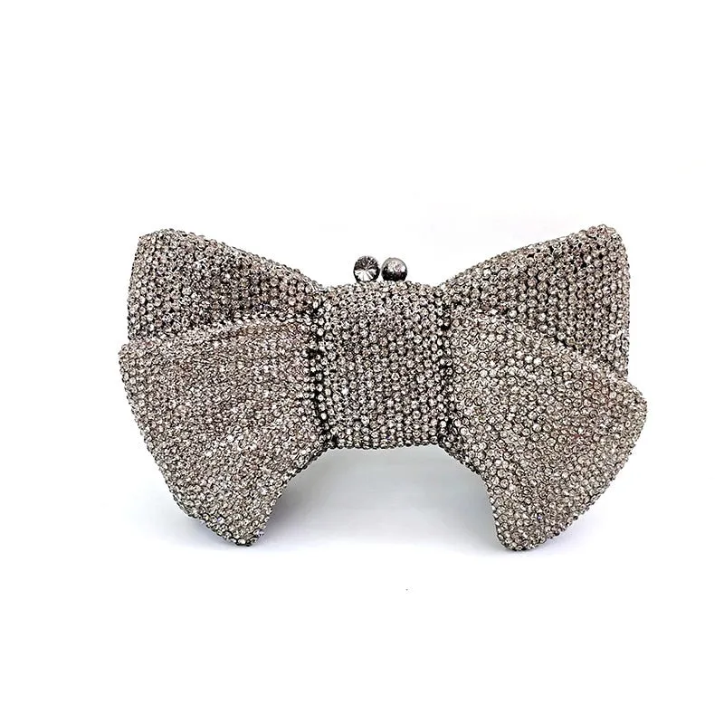 Diamonds Luxury Bow Knot Crystal Purses Specialty Item