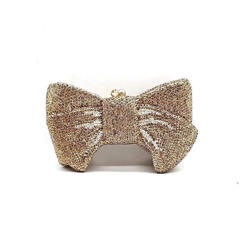 Diamonds Luxury Bow Knot Crystal Purses Specialty Item