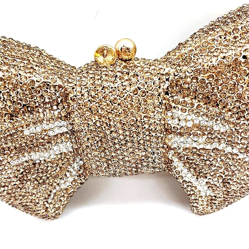 Diamonds Luxury Bow Knot Crystal Purses Specialty Item