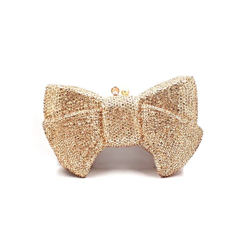 Diamonds Luxury Bow Knot Crystal Purses Specialty Item