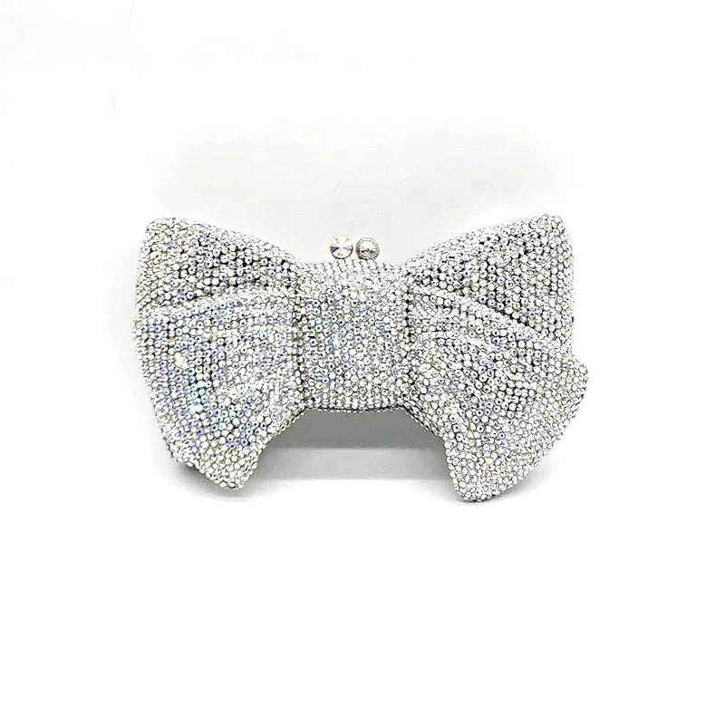 Diamonds Luxury Bow Knot Crystal Purses Specialty Item