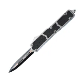 Double Edge Automatic OTF Knife with Belt Clip